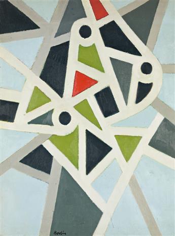 PAUL BODIN (1910 - 1994, AMERICAN) Untitled (H15) and (H16).